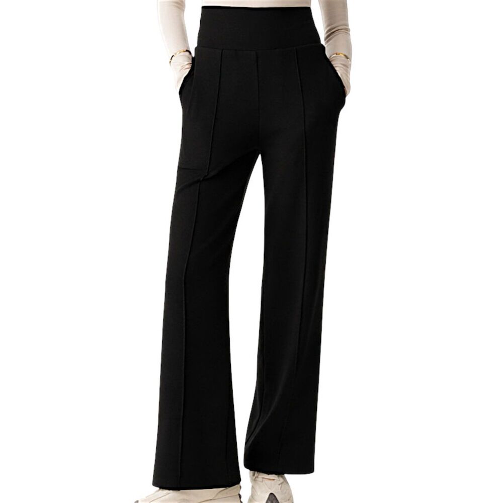 OGL MaxWarm Cozy Thermal Brushed Black High Waist Flare Pants Size Small